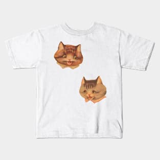 Cute Kitty Retro Kids T-Shirt